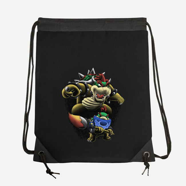 Koopa Royal Duo-None-Drawstring-Bag-Astrobot Invention