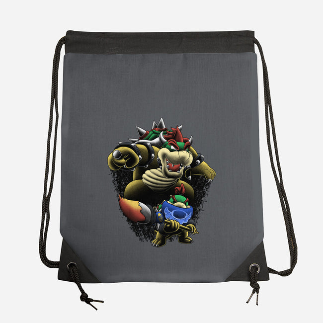 Koopa Royal Duo-None-Drawstring-Bag-Astrobot Invention