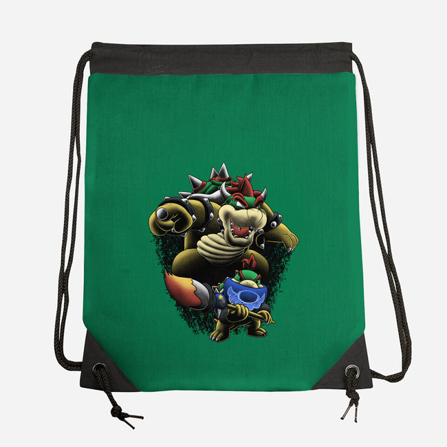 Koopa Royal Duo-None-Drawstring-Bag-Astrobot Invention