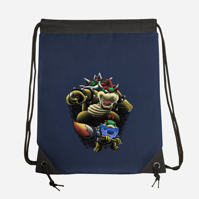 Koopa Royal Duo-None-Drawstring-Bag-Astrobot Invention