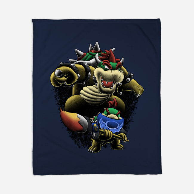 Koopa Royal Duo-None-Fleece-Blanket-Astrobot Invention