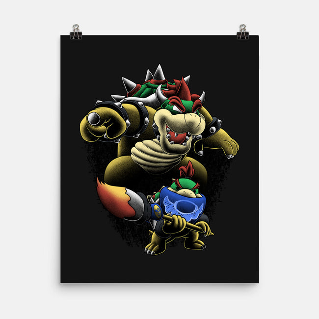 Koopa Royal Duo-None-Matte-Poster-Astrobot Invention