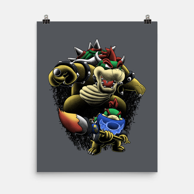 Koopa Royal Duo-None-Matte-Poster-Astrobot Invention