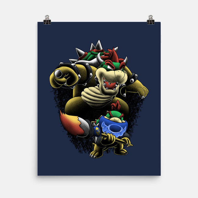 Koopa Royal Duo-None-Matte-Poster-Astrobot Invention