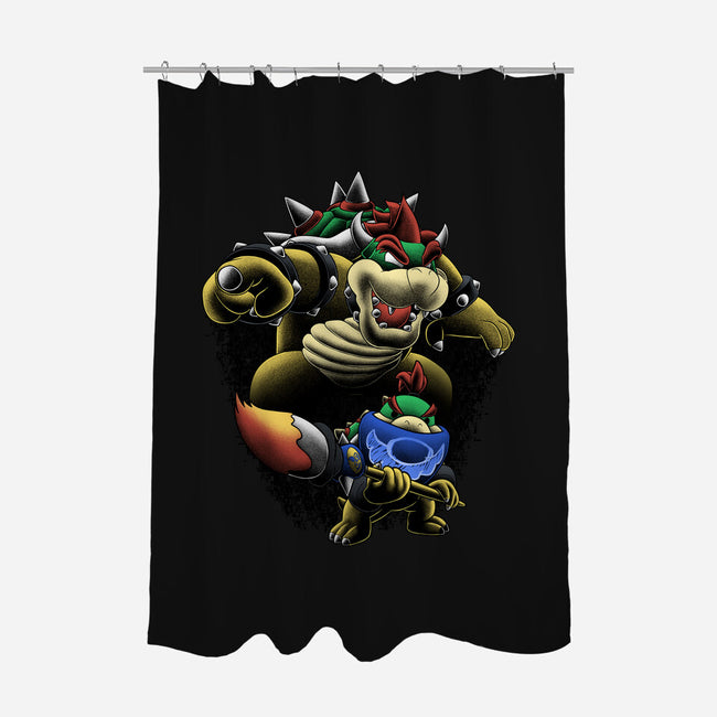 Koopa Royal Duo-None-Polyester-Shower Curtain-Astrobot Invention