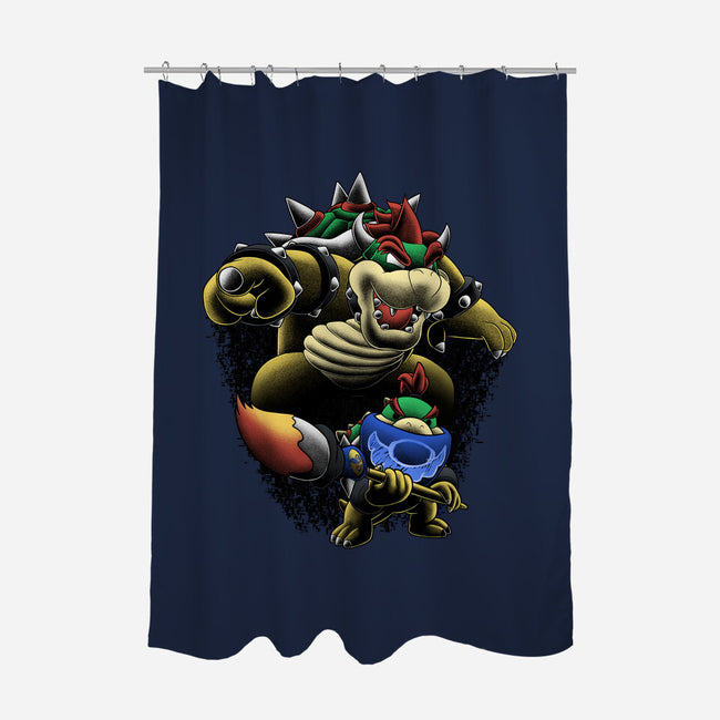 Koopa Royal Duo-None-Polyester-Shower Curtain-Astrobot Invention