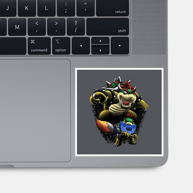 Koopa Royal Duo-None-Glossy-Sticker-Astrobot Invention
