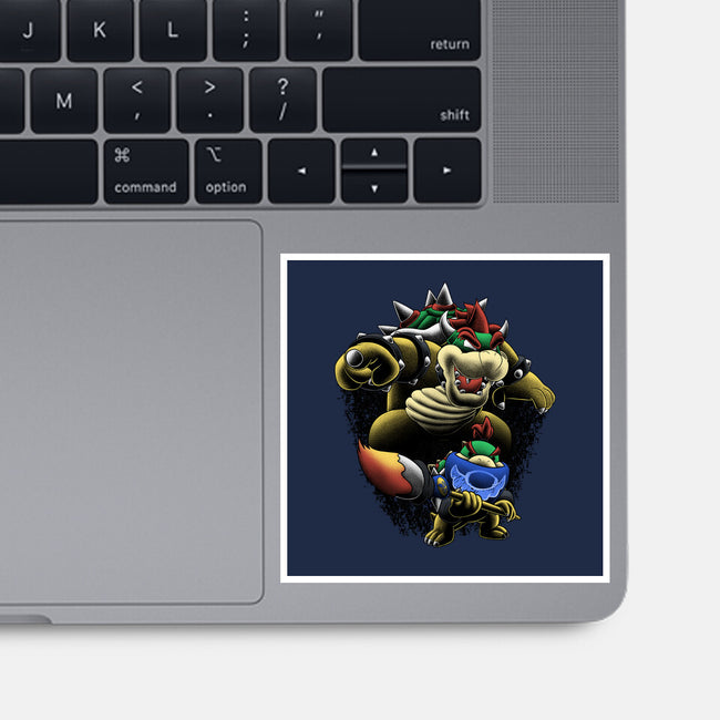 Koopa Royal Duo-None-Glossy-Sticker-Astrobot Invention