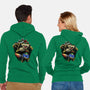 Koopa Royal Duo-Unisex-Zip-Up-Sweatshirt-Astrobot Invention