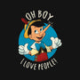 Oh Boy I Love People-Mens-Basic-Tee-grevalra