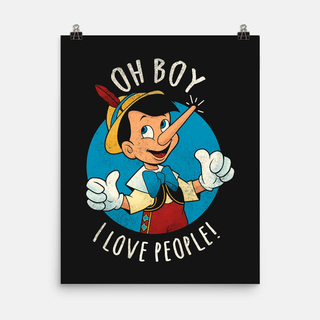 Oh Boy I Love People-None-Matte-Poster-grevalra