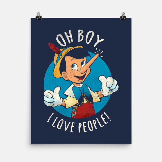Oh Boy I Love People-None-Matte-Poster-grevalra