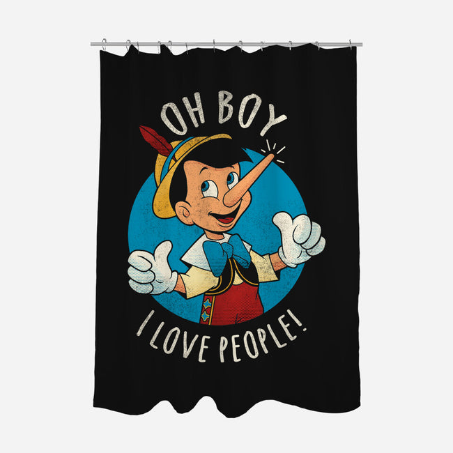 Oh Boy I Love People-None-Polyester-Shower Curtain-grevalra