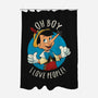 Oh Boy I Love People-None-Polyester-Shower Curtain-grevalra