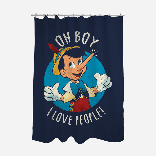 Oh Boy I Love People-None-Polyester-Shower Curtain-grevalra