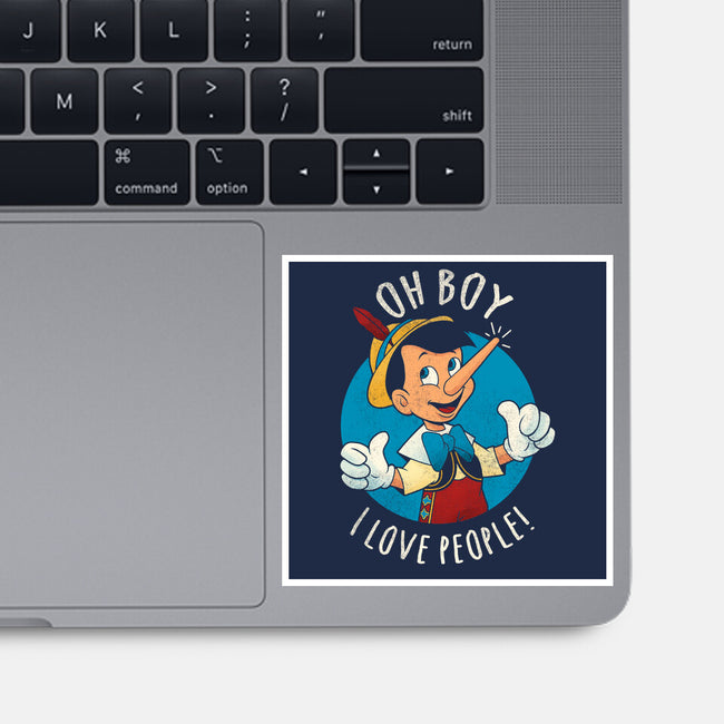 Oh Boy I Love People-None-Glossy-Sticker-grevalra