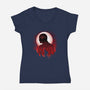 Born Again-Womens-V-Neck-Tee-dandingeroz