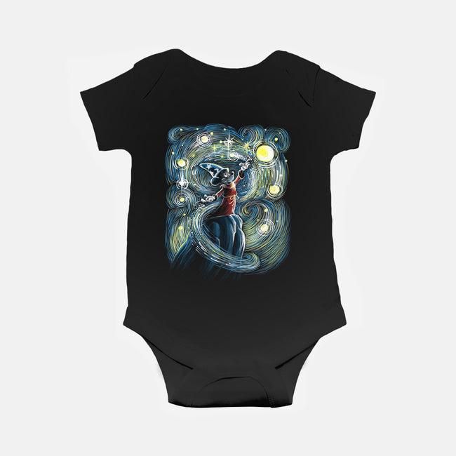 Starry Magic-Baby-Basic-Onesie-zascanauta