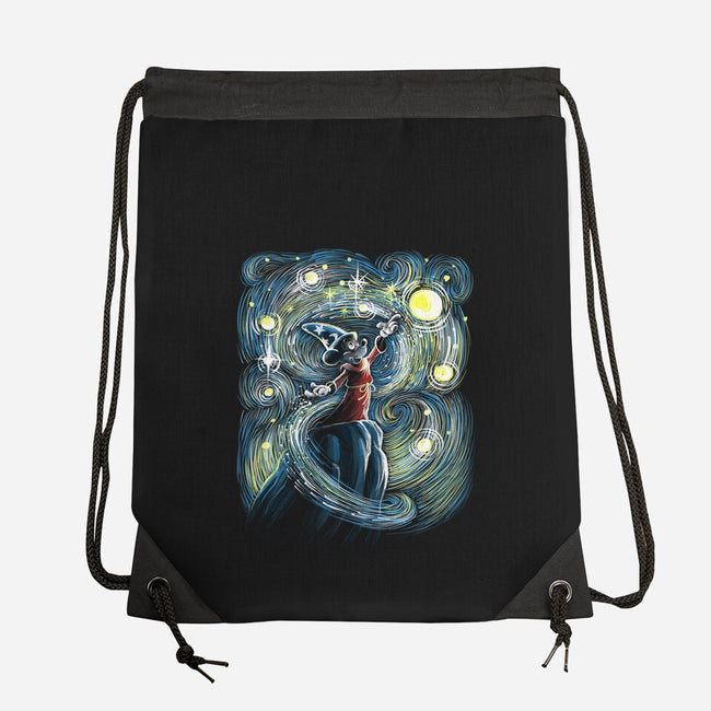 Starry Magic-None-Drawstring-Bag-zascanauta
