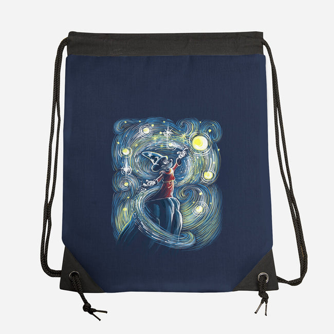 Starry Magic-None-Drawstring-Bag-zascanauta