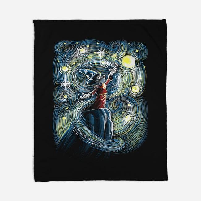 Starry Magic-None-Fleece-Blanket-zascanauta