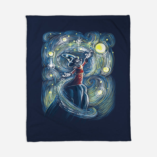 Starry Magic-None-Fleece-Blanket-zascanauta