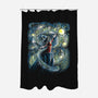 Starry Magic-None-Polyester-Shower Curtain-zascanauta