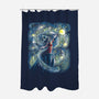 Starry Magic-None-Polyester-Shower Curtain-zascanauta