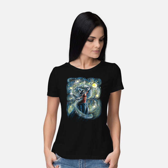 Starry Magic-Womens-Basic-Tee-zascanauta