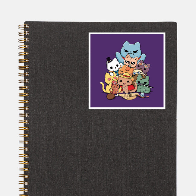 Nakama Kittens-None-Glossy-Sticker-Vallina84