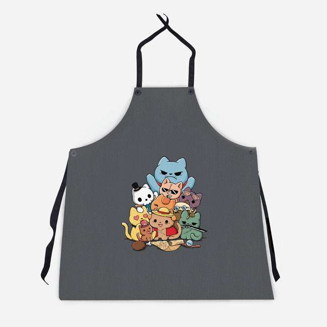 Nakama Kittens-Unisex-Kitchen-Apron-Vallina84