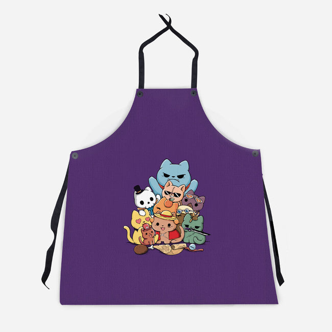 Nakama Kittens-Unisex-Kitchen-Apron-Vallina84