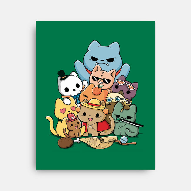 Nakama Kittens-None-Stretched-Canvas-Vallina84