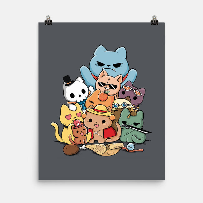 Nakama Kittens-None-Matte-Poster-Vallina84
