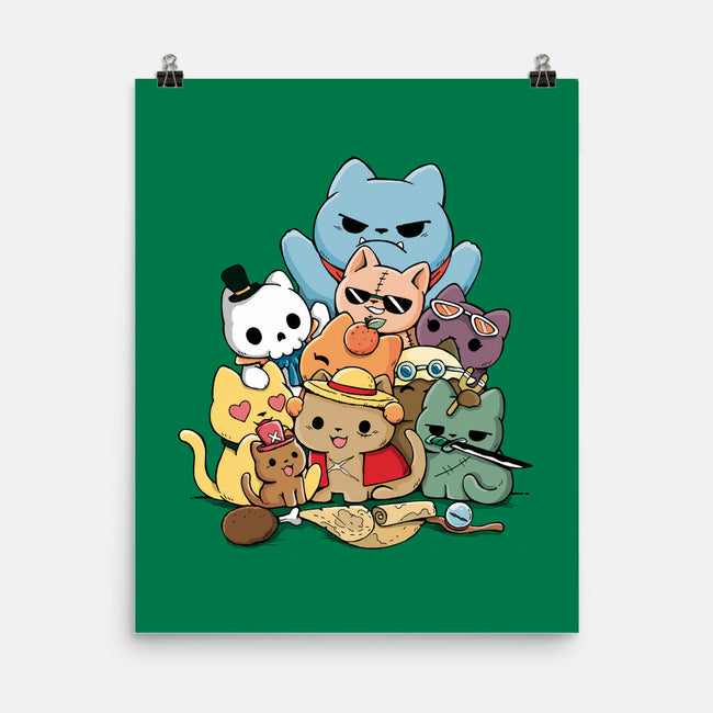 Nakama Kittens-None-Matte-Poster-Vallina84