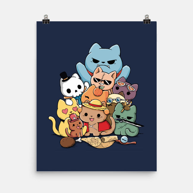 Nakama Kittens-None-Matte-Poster-Vallina84