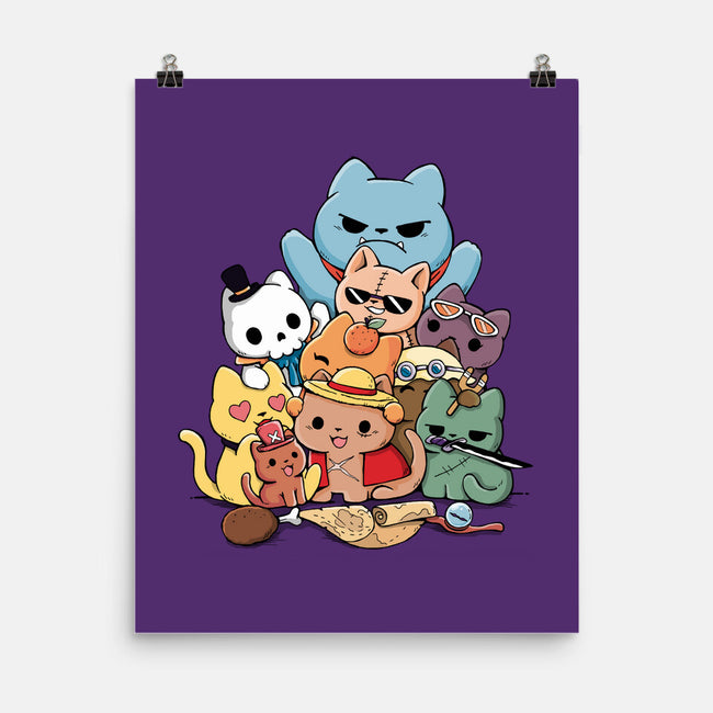 Nakama Kittens-None-Matte-Poster-Vallina84