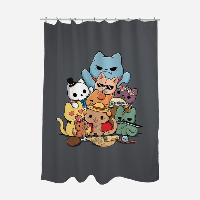 Nakama Kittens-None-Polyester-Shower Curtain-Vallina84