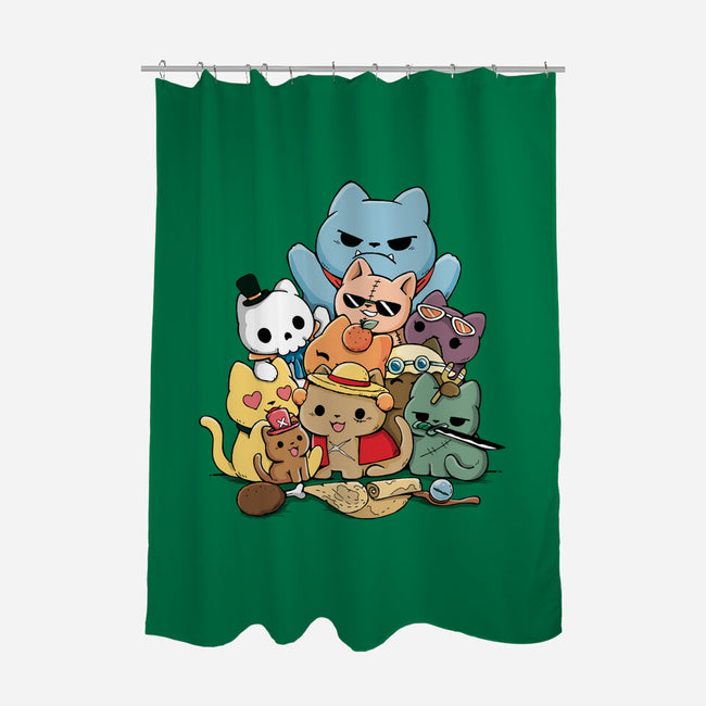 Nakama Kittens-None-Polyester-Shower Curtain-Vallina84