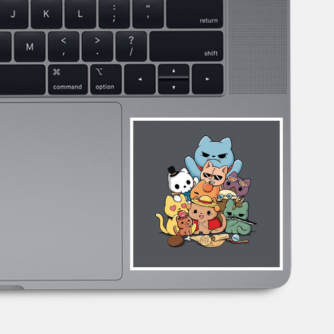 Nakama Kittens-None-Glossy-Sticker-Vallina84