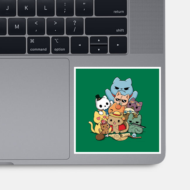 Nakama Kittens-None-Glossy-Sticker-Vallina84