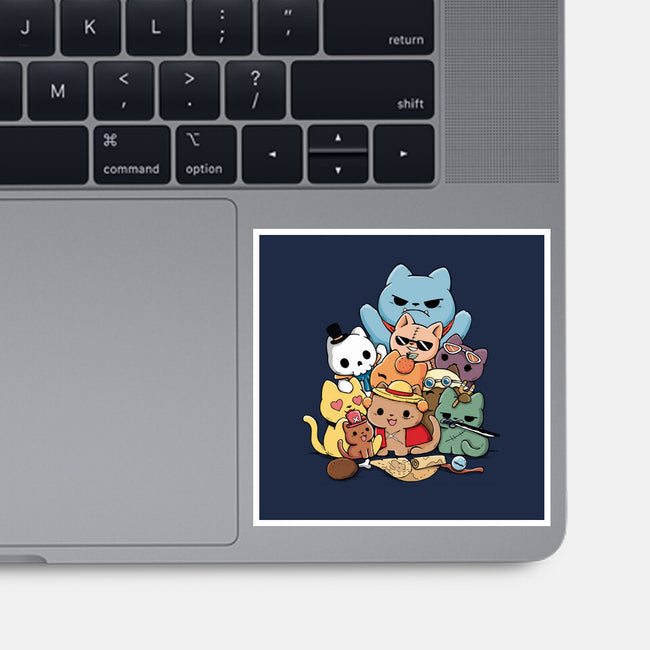 Nakama Kittens-None-Glossy-Sticker-Vallina84