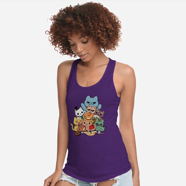 Nakama Kittens-Womens-Racerback-Tank-Vallina84
