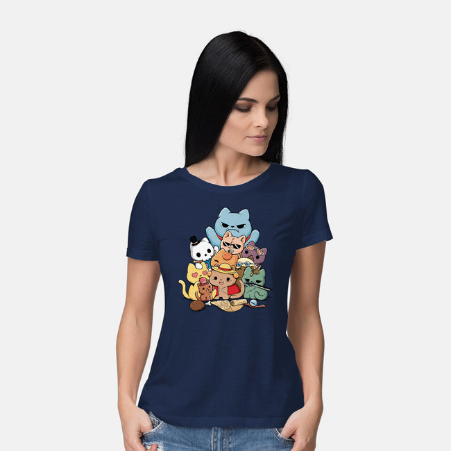 Nakama Kittens-Womens-Basic-Tee-Vallina84