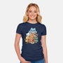 Nakama Kittens-Womens-Fitted-Tee-Vallina84