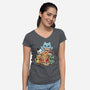Nakama Kittens-Womens-V-Neck-Tee-Vallina84