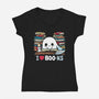 I Love Books-Womens-V-Neck-Tee-Vallina84