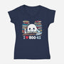 I Love Books-Womens-V-Neck-Tee-Vallina84