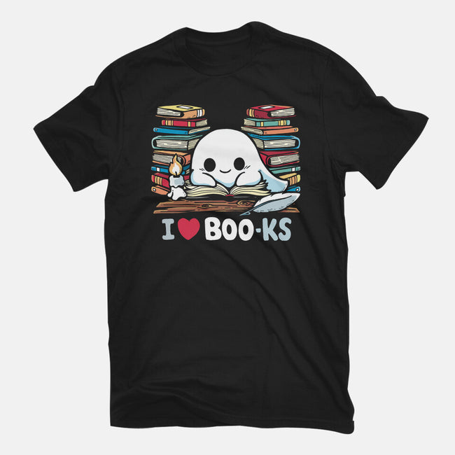 I Love Books-Mens-Basic-Tee-Vallina84
