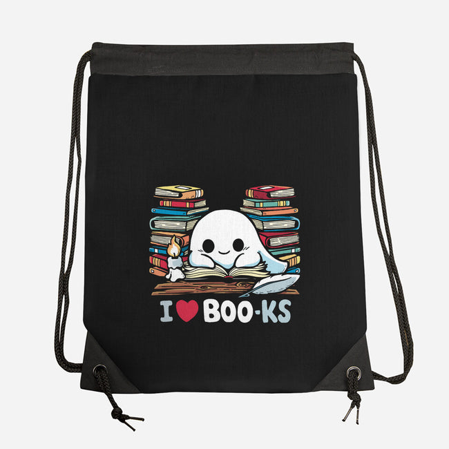 I Love Books-None-Drawstring-Bag-Vallina84
